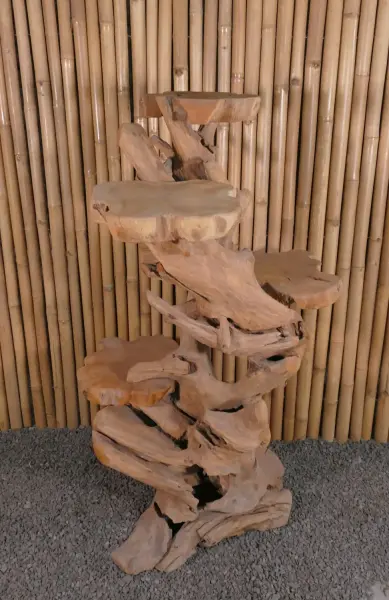 Product image 4 of the product “Shelf made of teak wood about approx. 140cm height ”